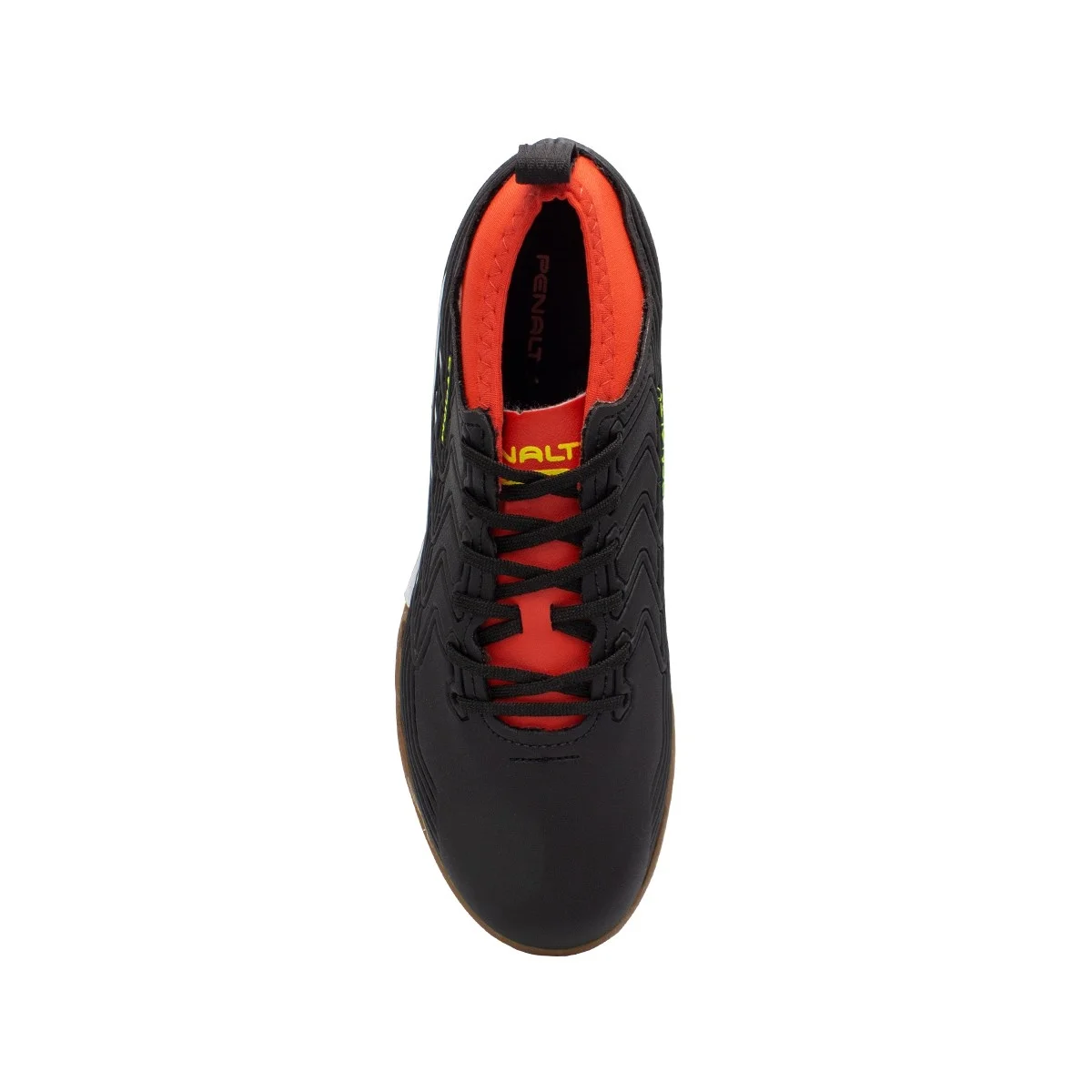 Chuteira Futsal Penalty Storm Kids Y-3 Preto e Vermelho 3