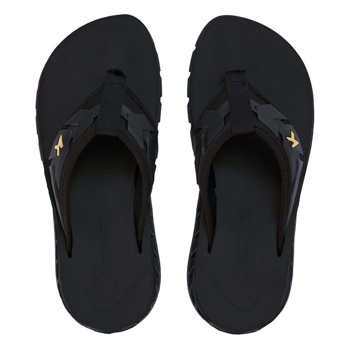 Sandália Kenner Masculina Rakka Ultra Force Preto e Dourado