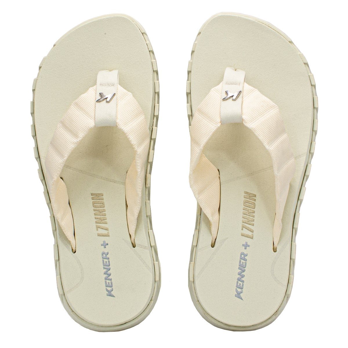 Sandália Kenner Masculina Megah L7 Off White 1