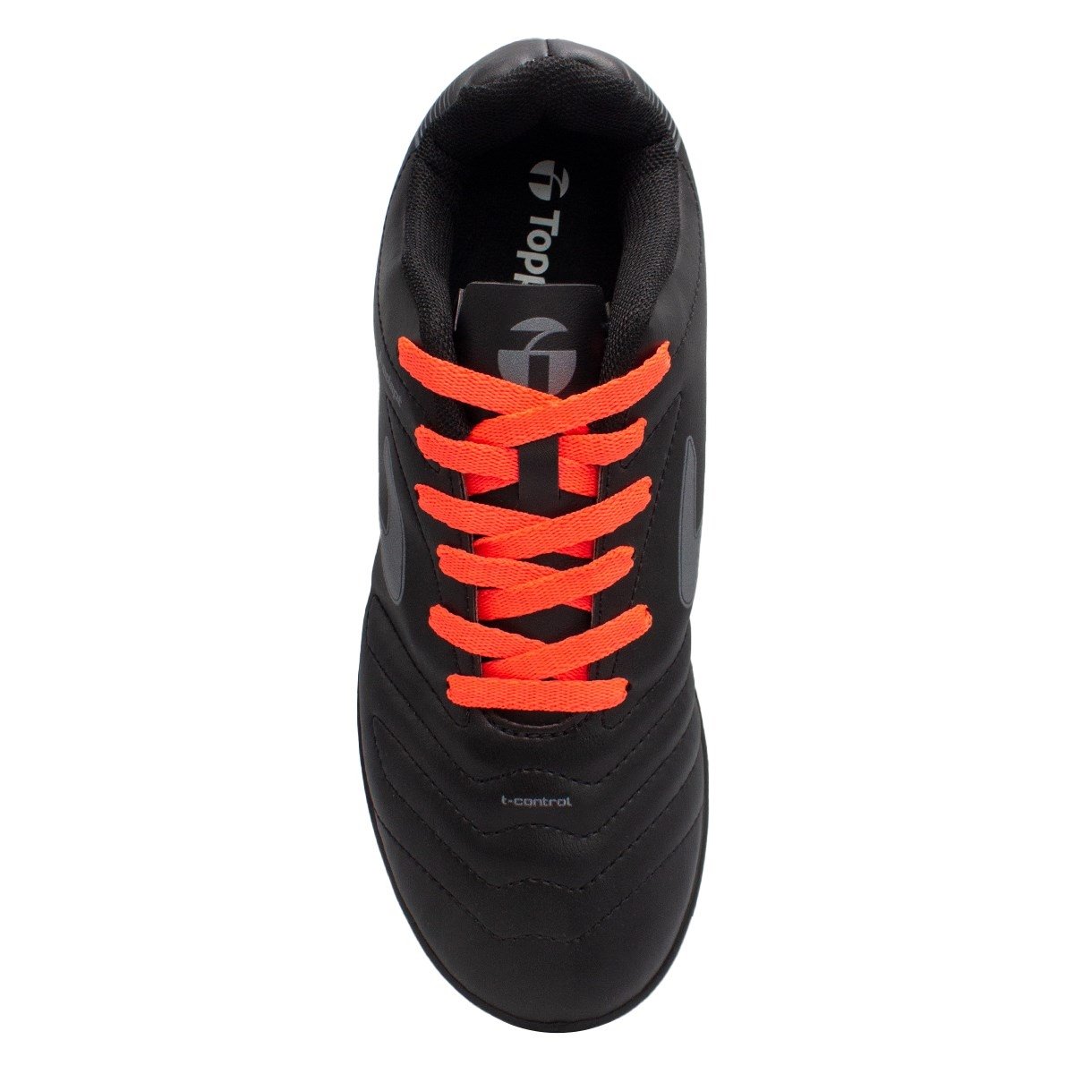 Chuteira Society Topper Cup VII Preto e Coral 3