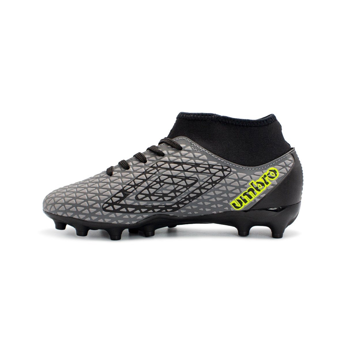 Chuteira Campo Umbro Mutant Jr Grafite e Verde 4