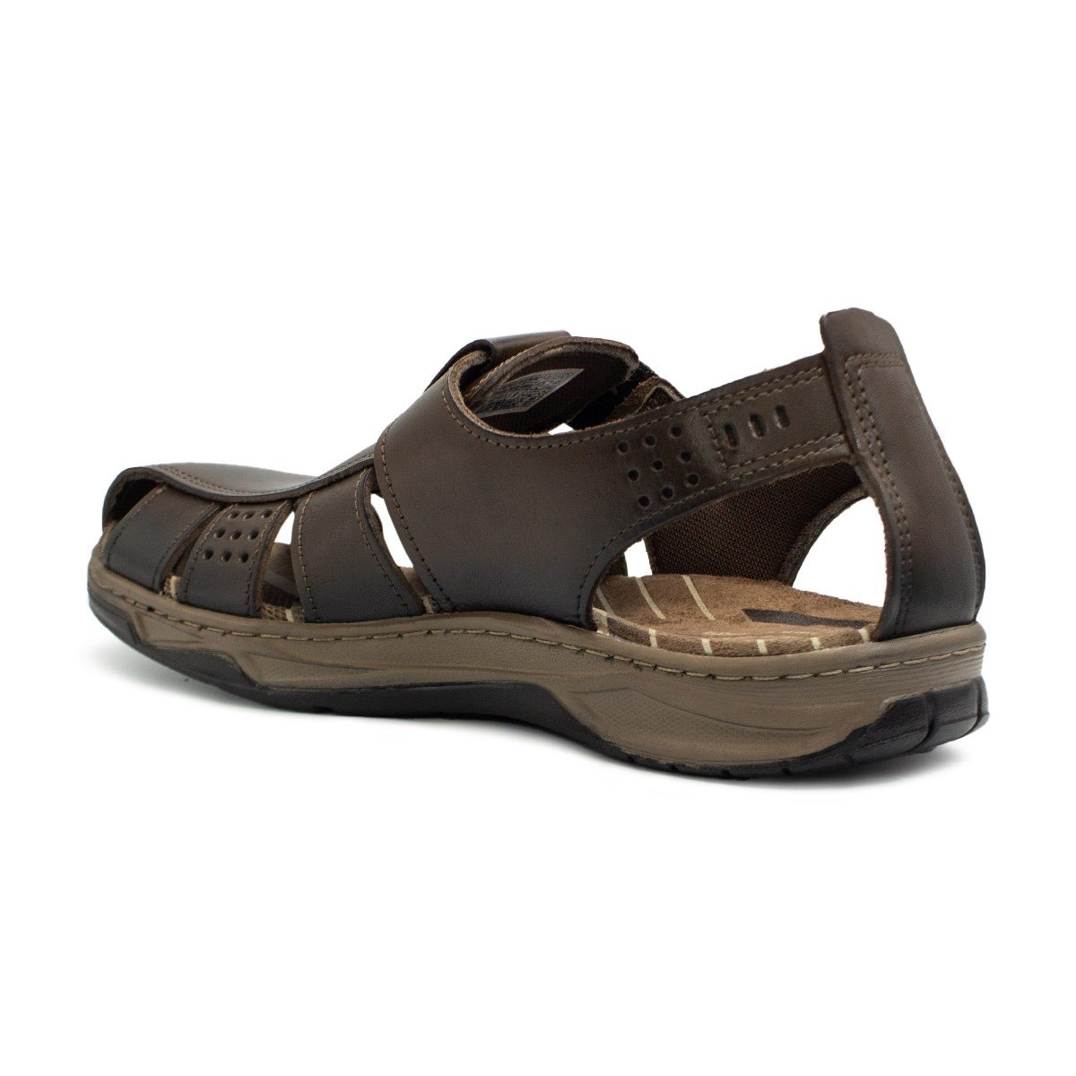 Sandália Pegada Masculina Couro 132255 Marrom 4