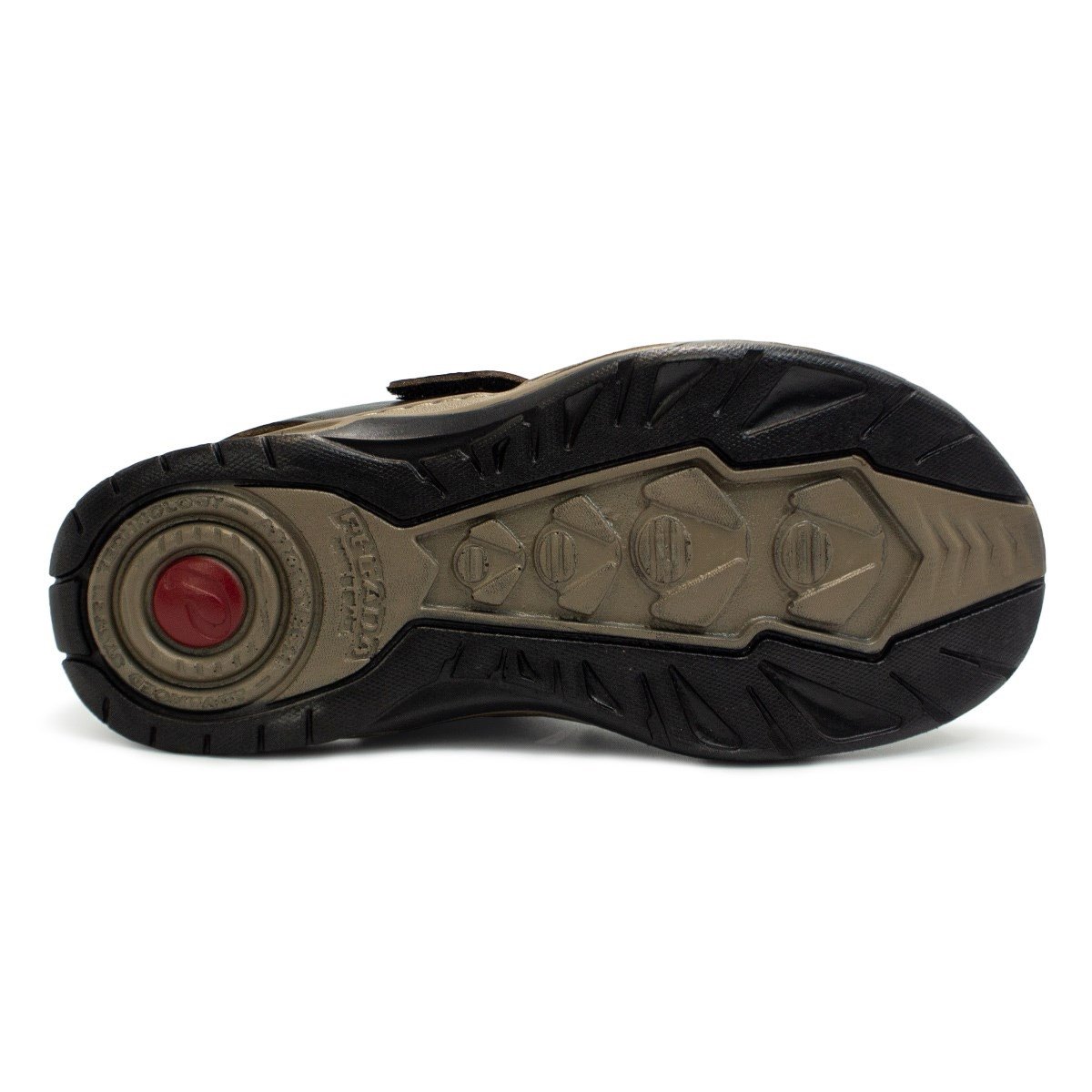 Sandália Pegada Masculina Couro 132255 Marrom 5