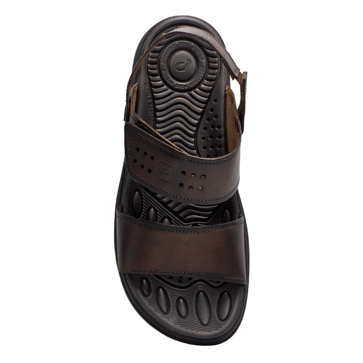 Sandália Pegada Masculina Couro 2 em 1 134203 Marrom 3