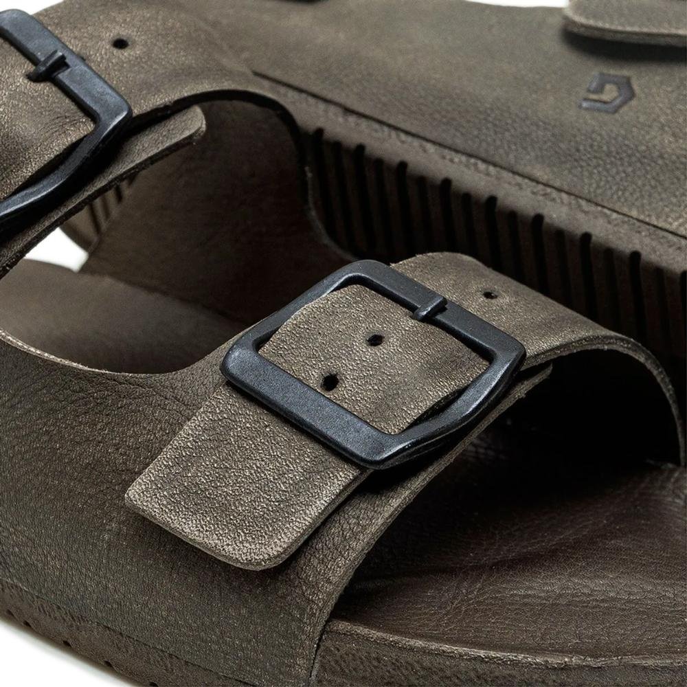 Sandália de Couro Democrata Masculina Easy Weekend 514101 3