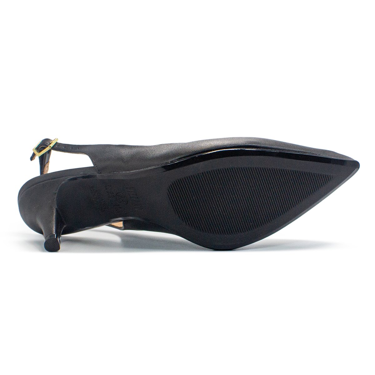 Scarpin Vizzano Feminino Pelica Slingback Salto Fino 1185.700 Preto 5