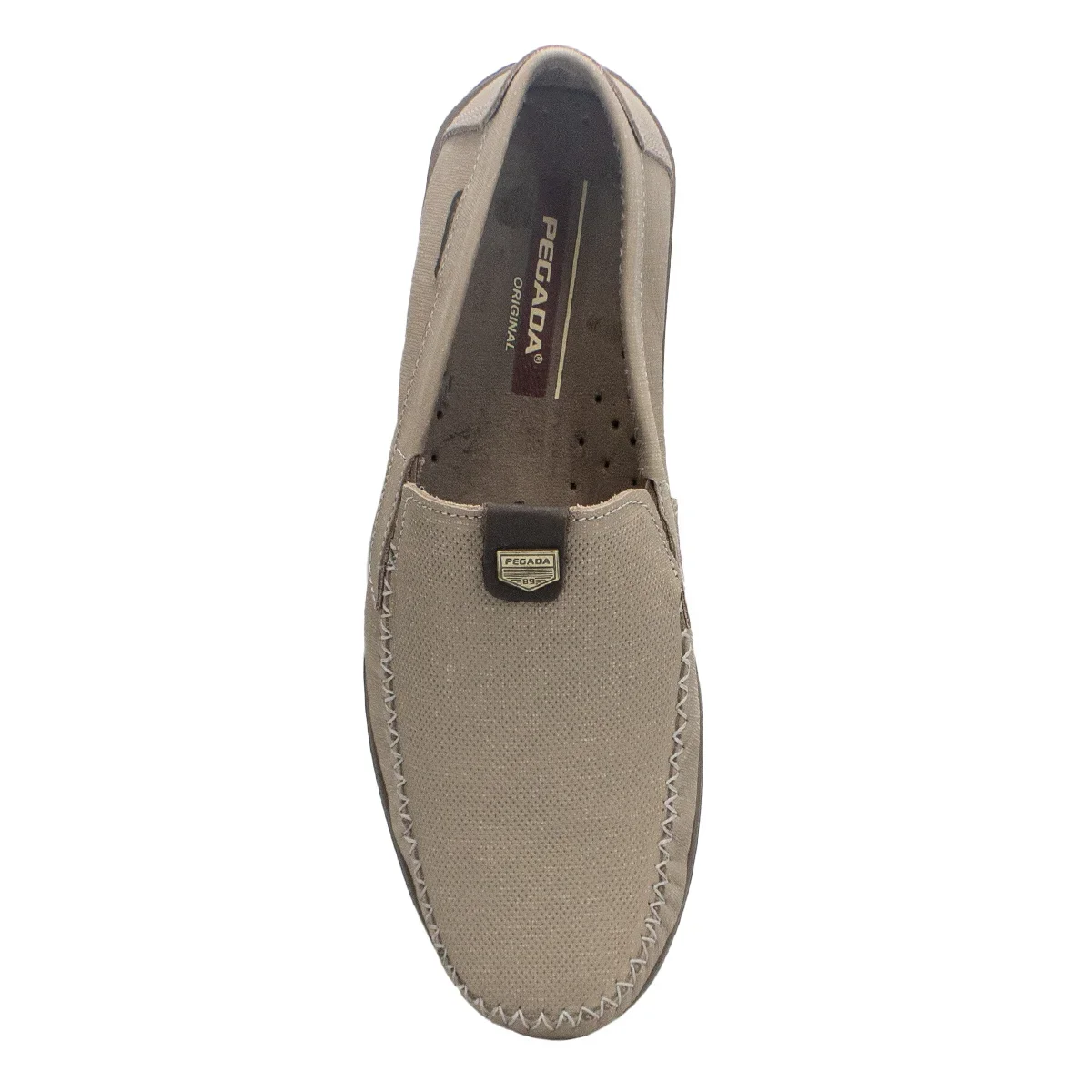 Mocassim Pegada Masculino em Couro 141603 Bege 3