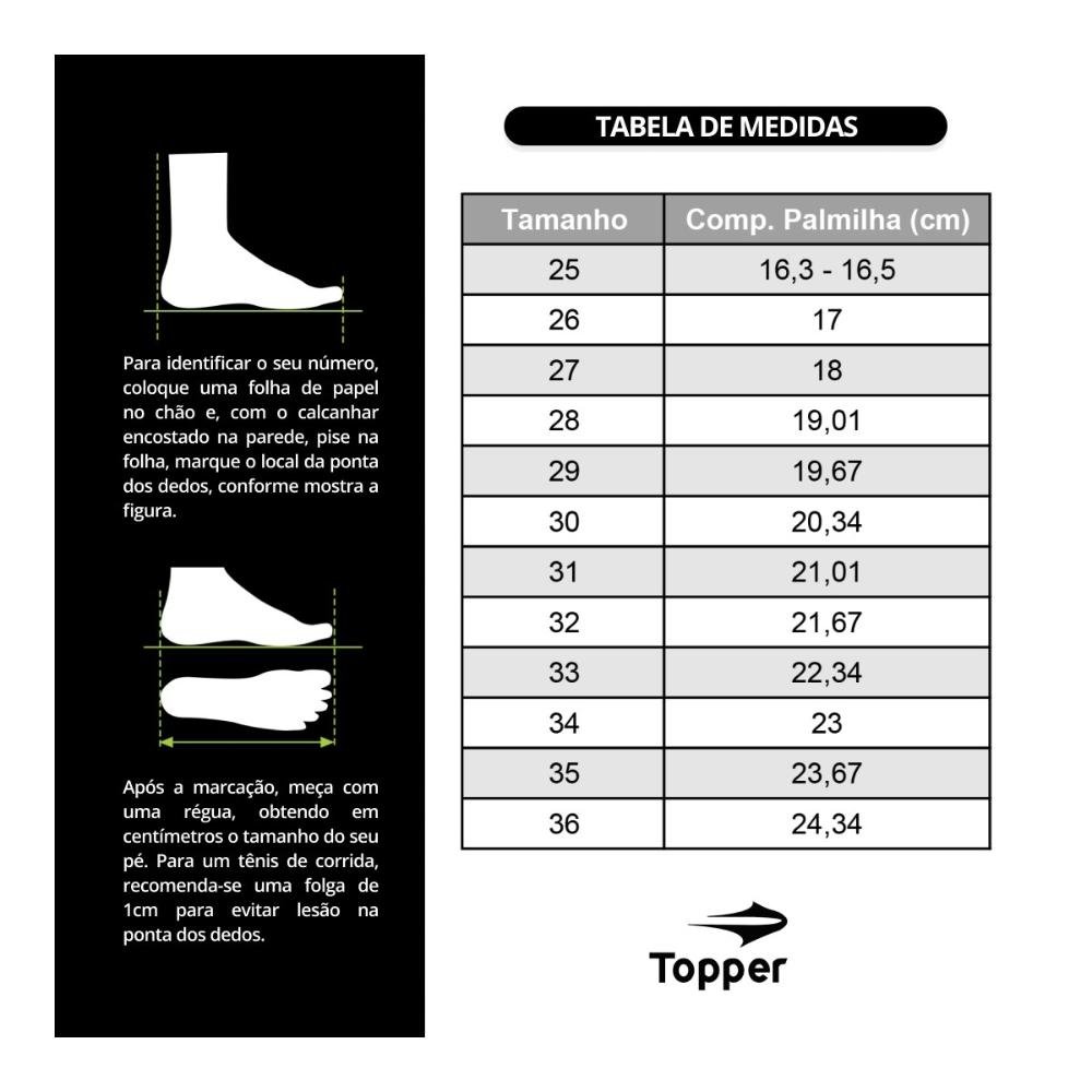 Chuteira Campo Topper Cup VII Infantil Preto/Branco 6