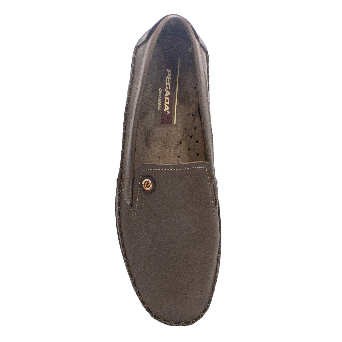 Mocassim Pegada Masculino em Couro 141601 Marrom 3