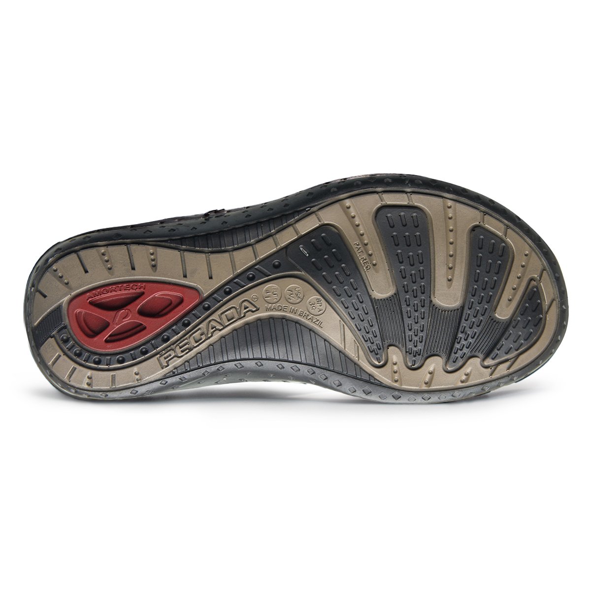 Sandália Pegada Masculina Couro 2 em 1 131662 Marrom 5