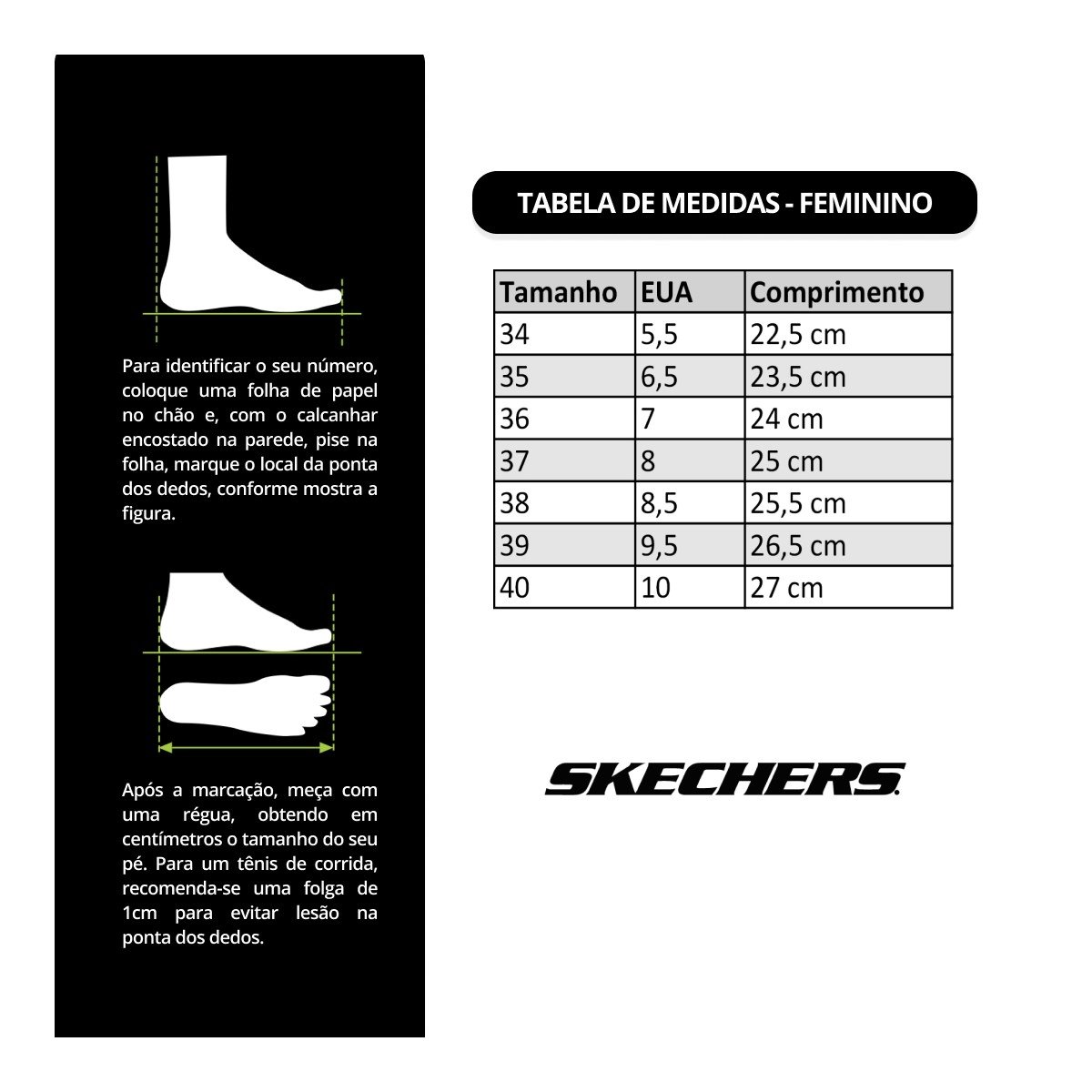 Tênis Skechers Feminino Go Walk Joy Treino Preto 6
