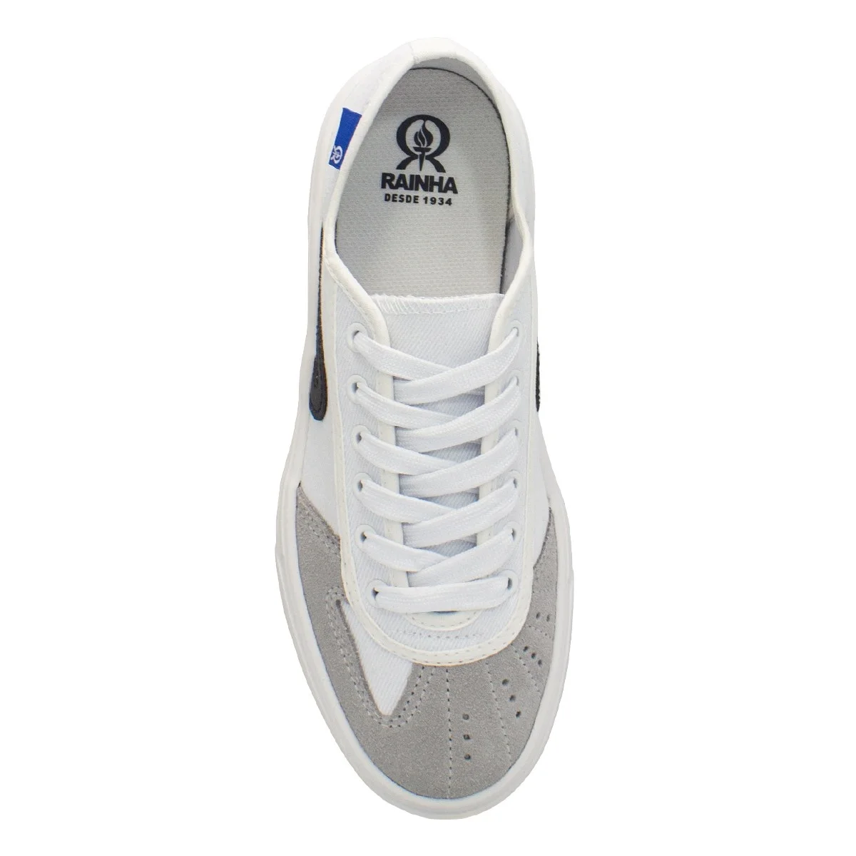 Tênis Rainha Unissex VL 2500 Comfort Branco/Preto 3