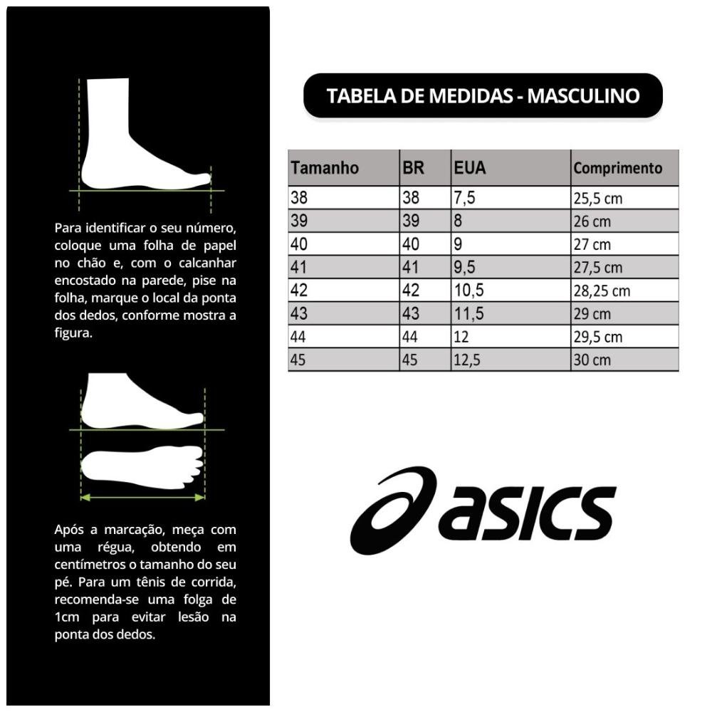 Tênis Asics Masculino Gel-Hypersonic 4 Corrida Branco 6