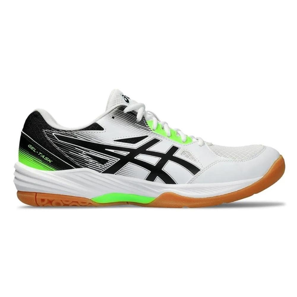 Tênis Asics Masculino Gel-Task 3 Quadra Branco/Verde 1
