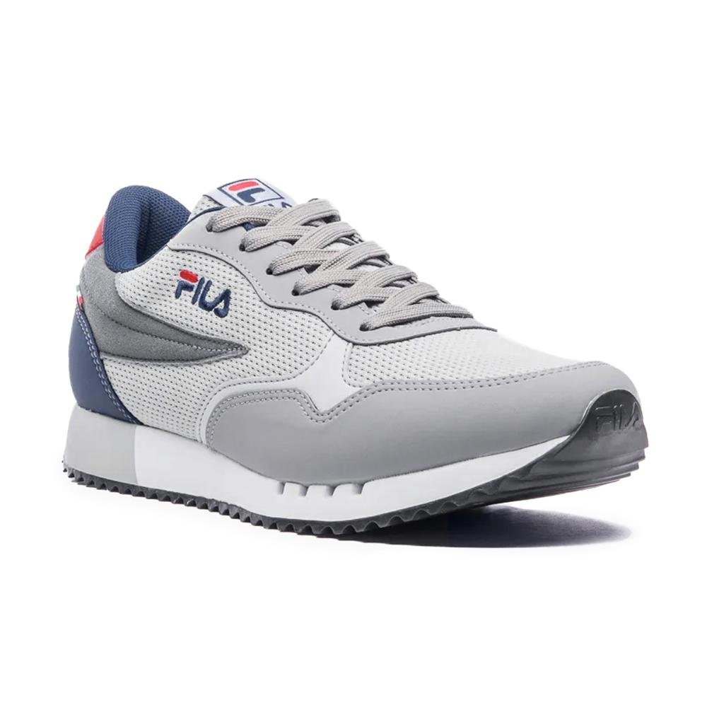 Tênis Fila Masculino Euro Jogger Sport II Cinza/Azul 4