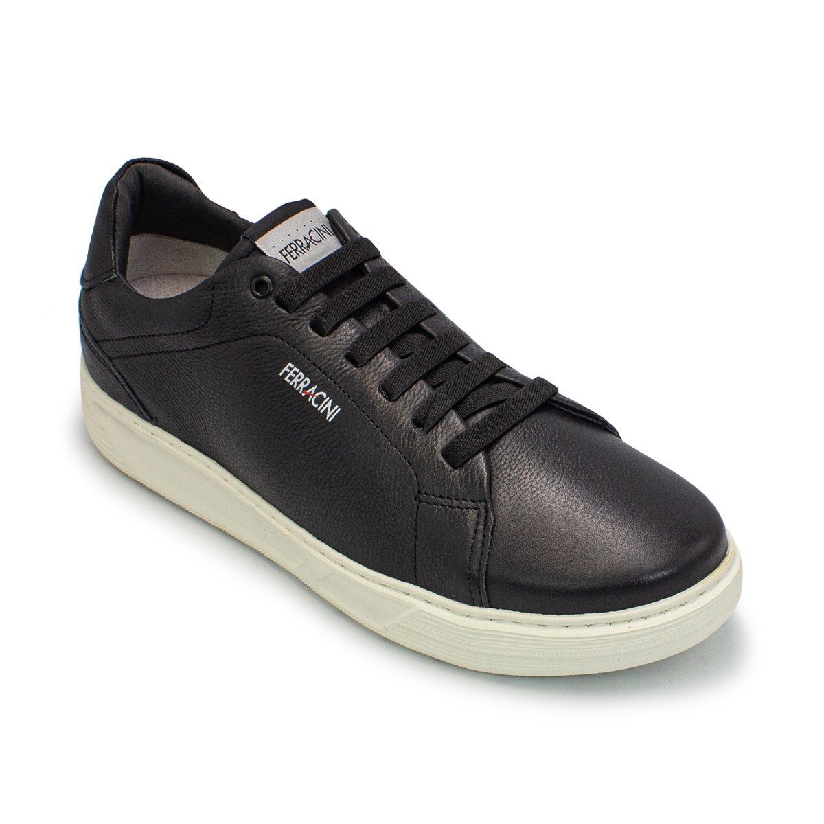 Tênis de Couro Ferracini Masculino Sense 7781 Preto 2