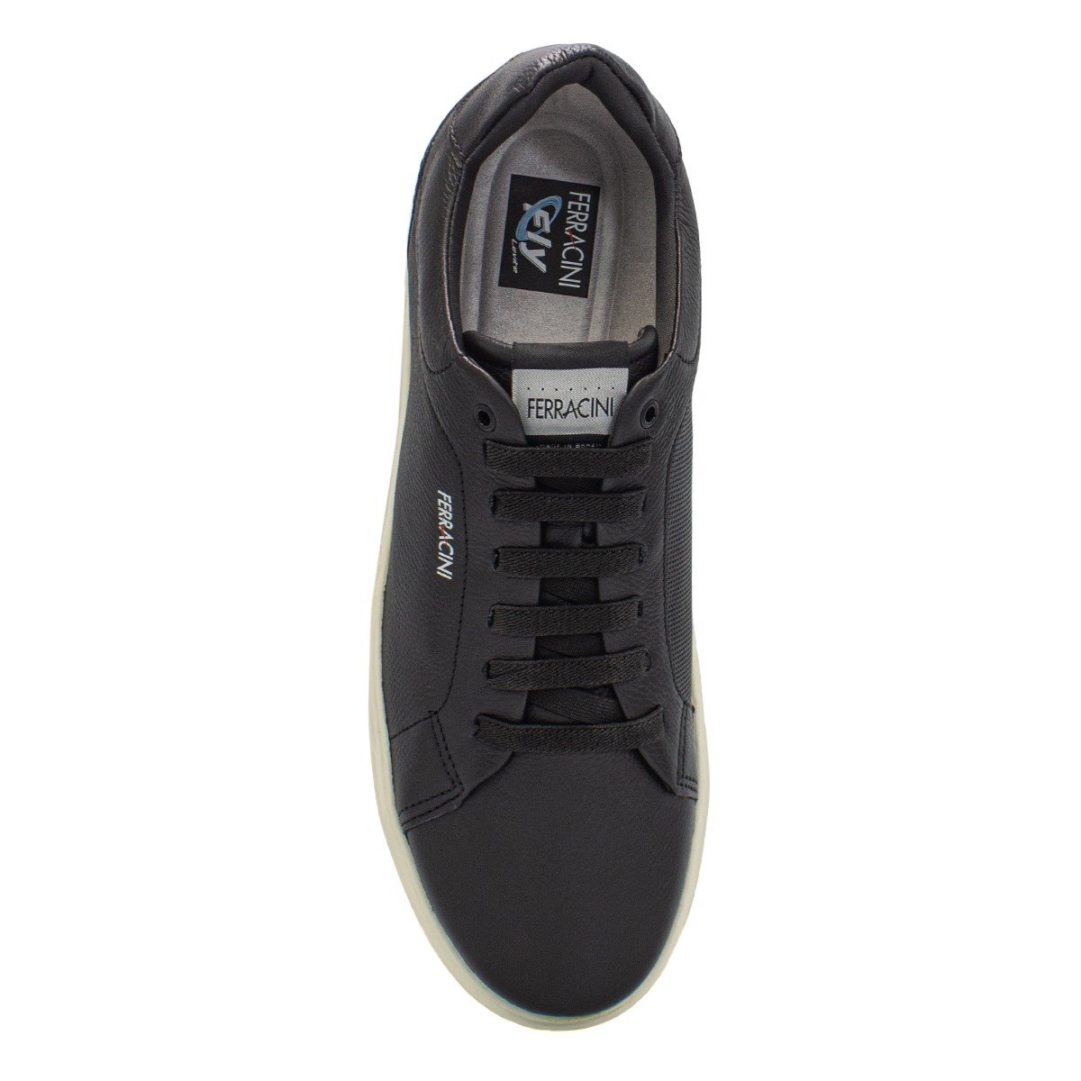 Tênis de Couro Ferracini Masculino Sense 7781 Preto 3