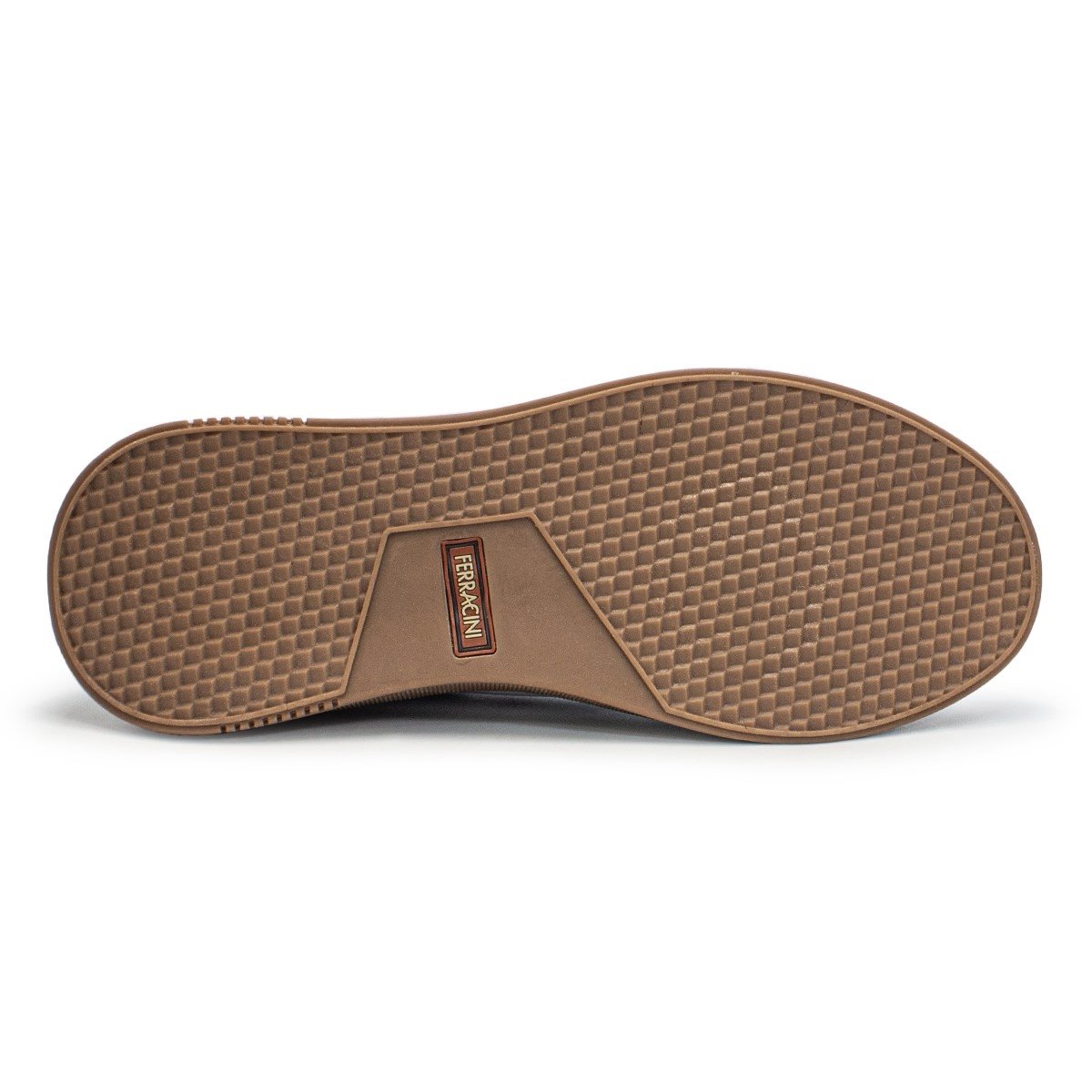 Tênis de Couro Ferracini Masculino Logan 9315 Branco/Marrom 5