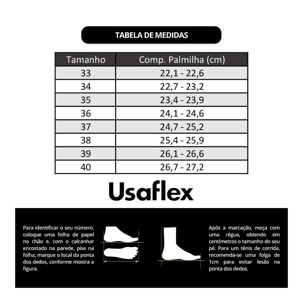 Chinelo Usaflex Feminino Slide Plataforma Poofy Eva Fivela Brilho AL4401 Preto 7