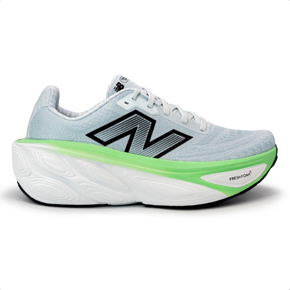 Tênis New Balance Masculino Fresh Foam X More V5 Corrida Azul Claro 1