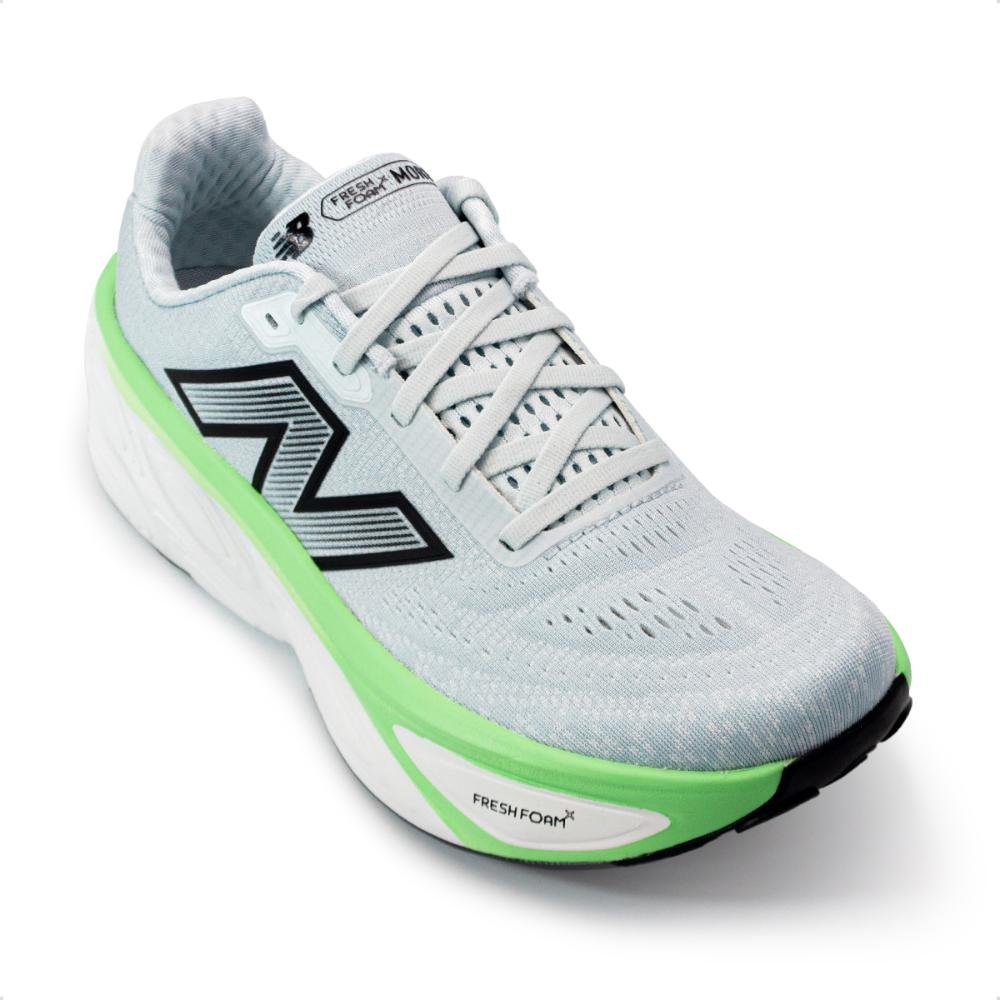 Tênis New Balance Masculino Fresh Foam X More V5 Corrida Azul Claro 2