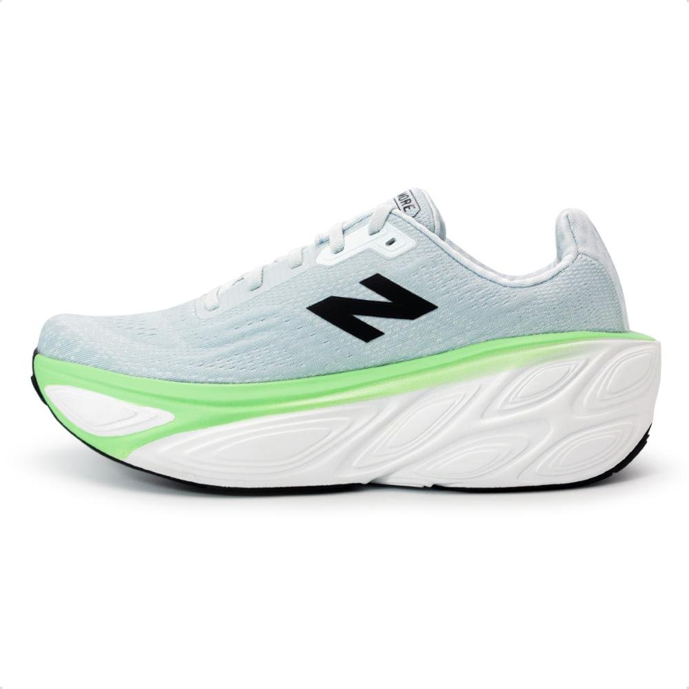Tênis New Balance Masculino Fresh Foam X More V5 Corrida Azul Claro 4
