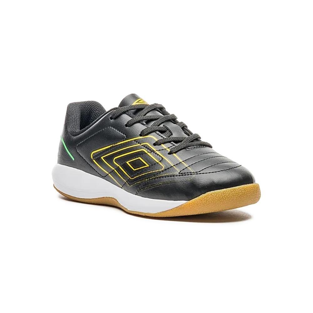 Chuteira Futsal Umbro Br Futsal Jr Preto/Amarelo 2