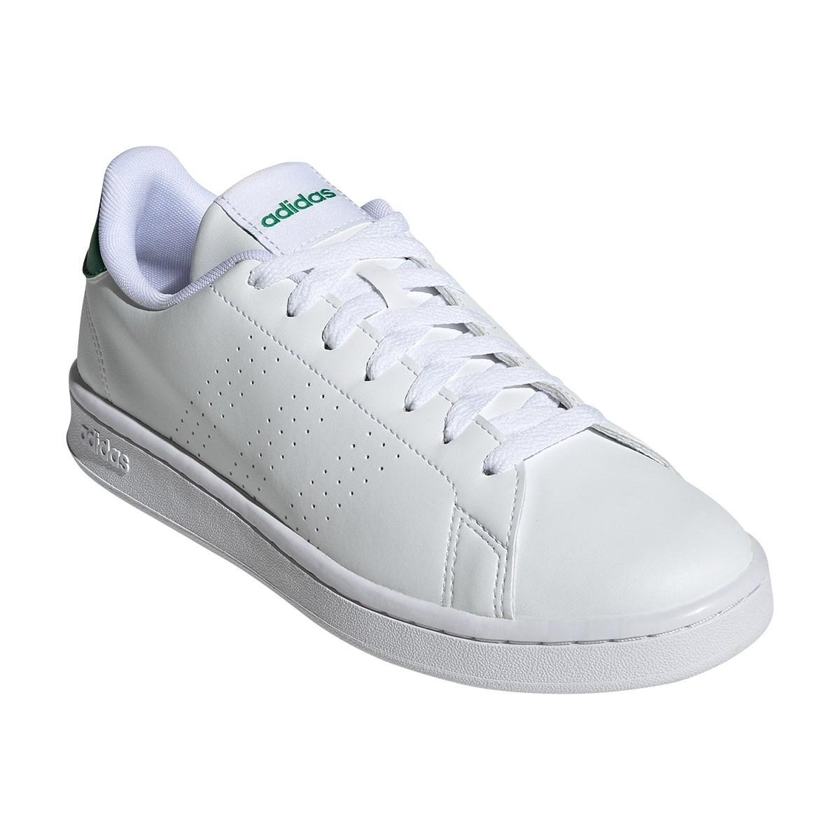 TÊNIS ADIDAS MASCULINO ADVANTAGE Branco/Verde 2