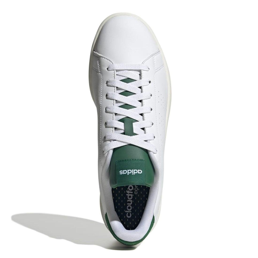 TÊNIS ADIDAS MASCULINO ADVANTAGE Branco/Verde Escuro 3