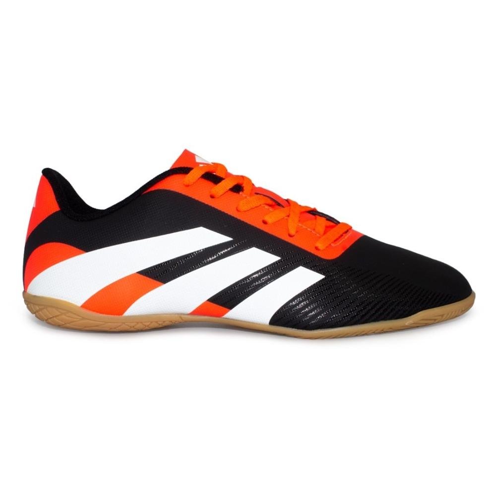 Chuteira Futsal Adidas Predator Essentials 24.5 Preto/Laranja 1