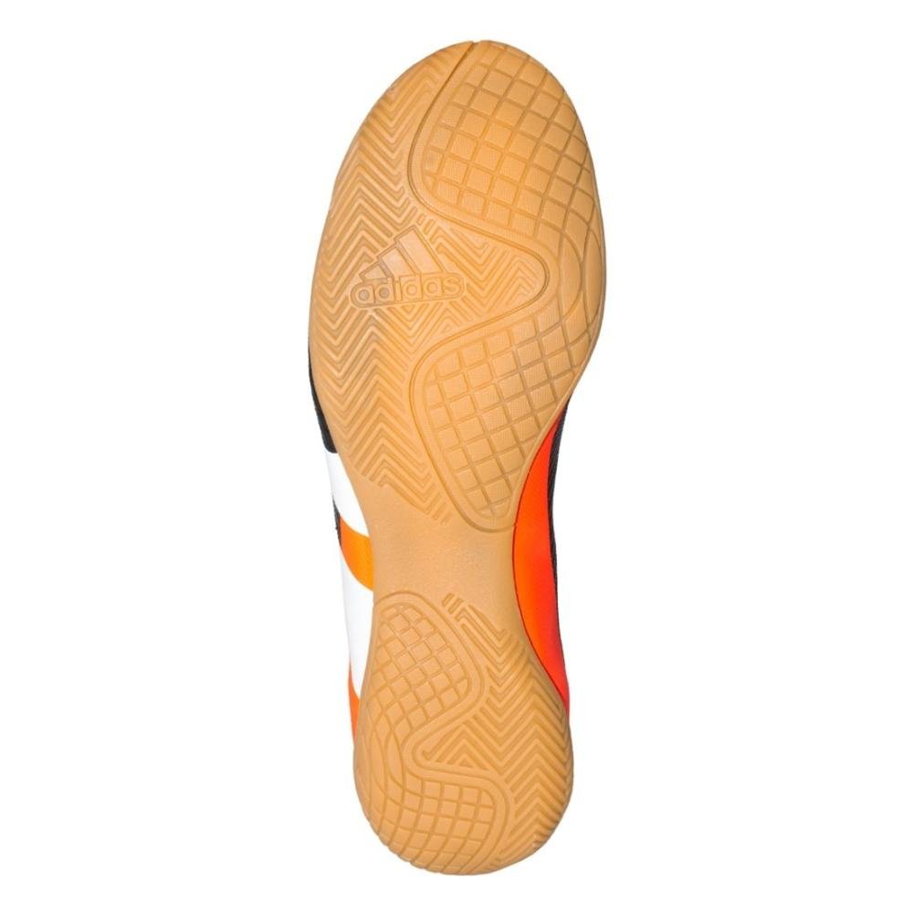 Chuteira Futsal Adidas Predator Essentials 24.5 Preto/Laranja 5