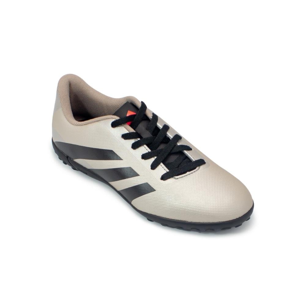 Chuteira Society Adidas Predator Essentials 24.5 Jr Prata/Preto 2