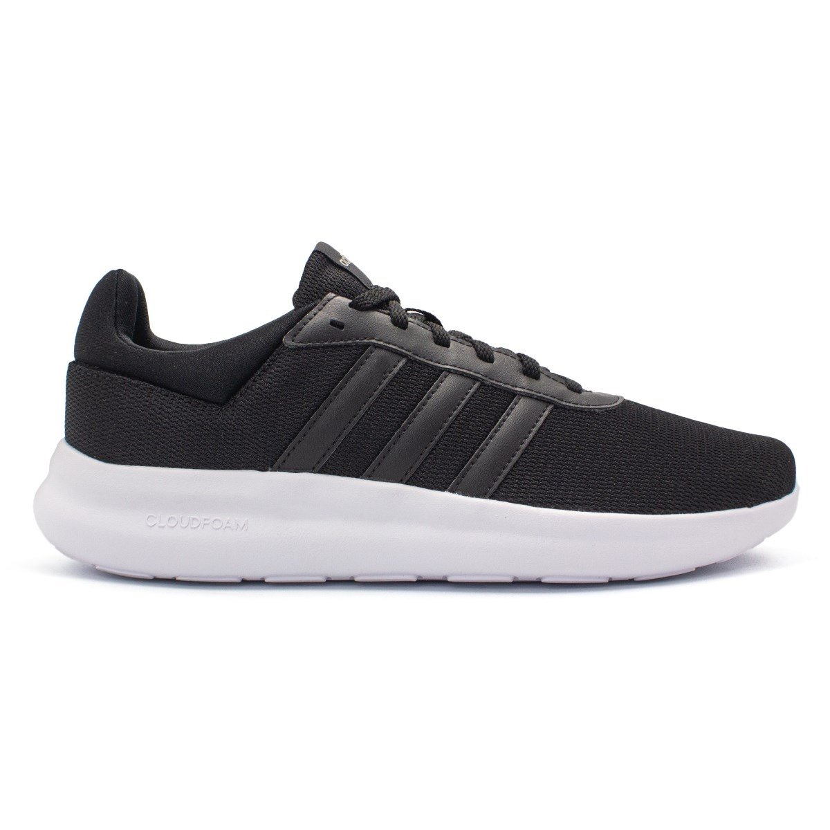 Tênis Adidas Unissex Lite Racer 4.0 Corrida Preto/Branco 2