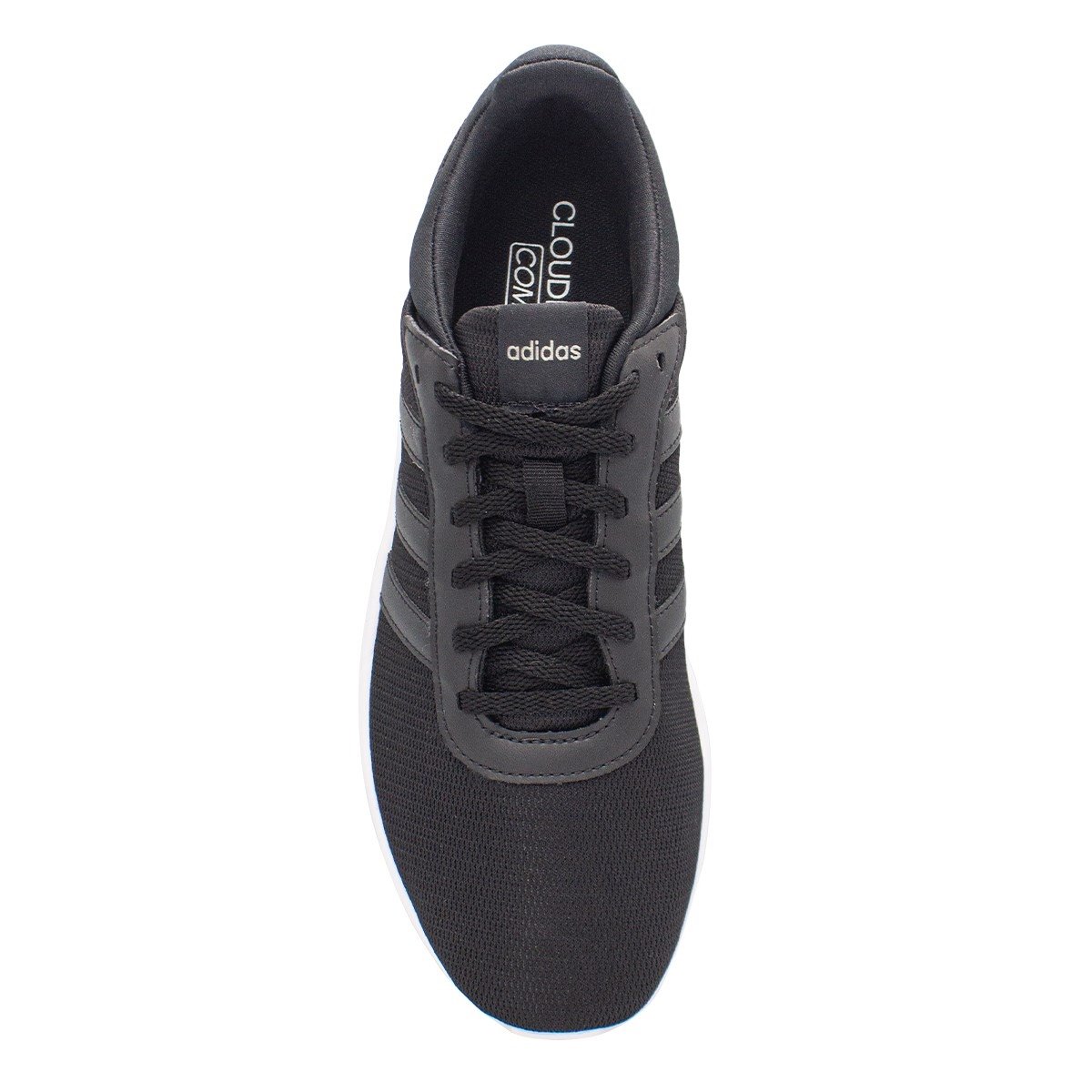 Tênis Adidas Unissex Lite Racer 4.0 Corrida Preto/Branco 4