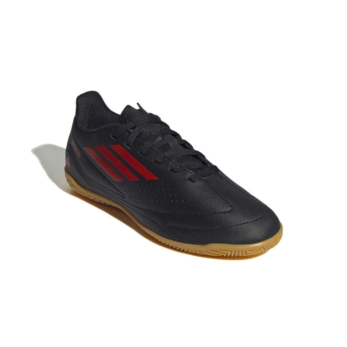 Chuteira Futsal Adidas Deportivo III Jr Preto/Vermelho 2