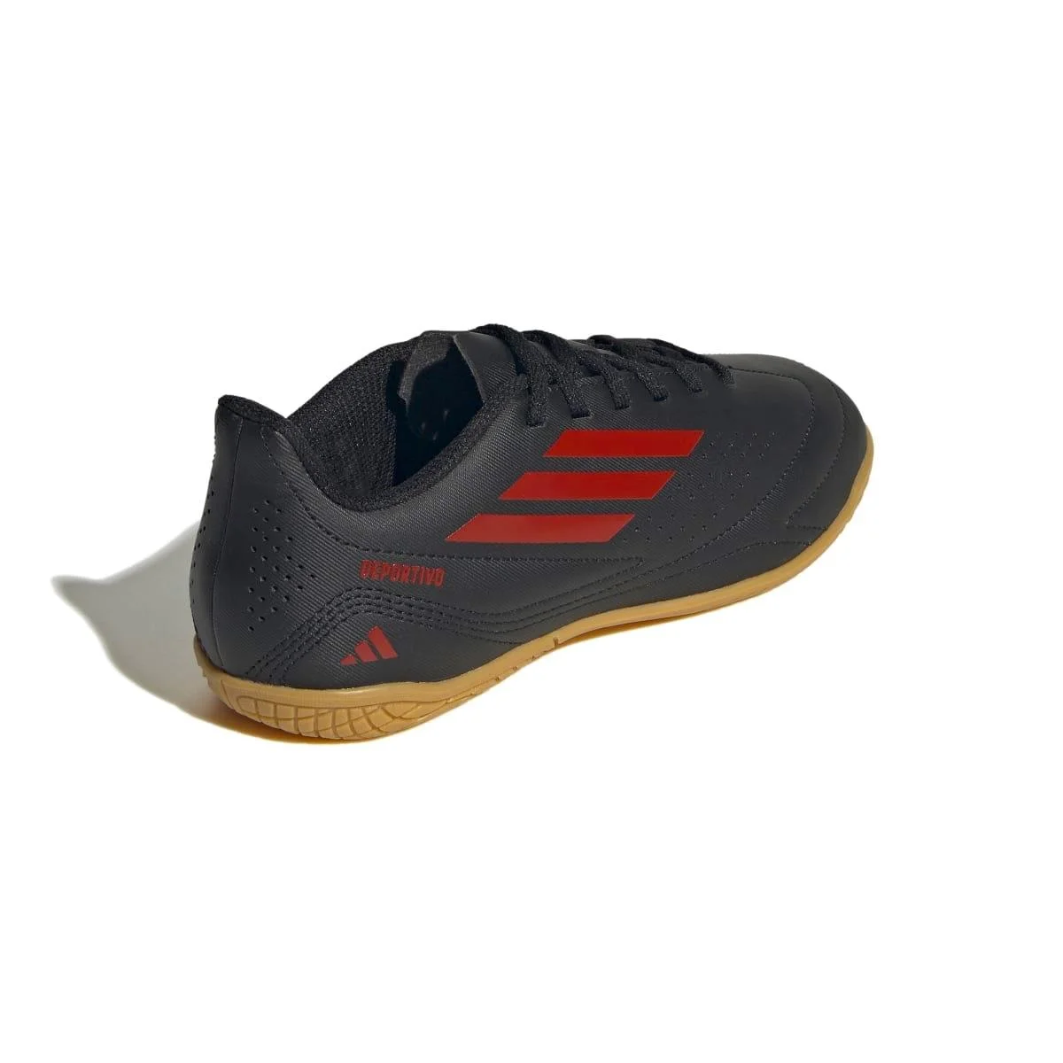 Chuteira Futsal Adidas Deportivo III Jr Preto/Vermelho 4