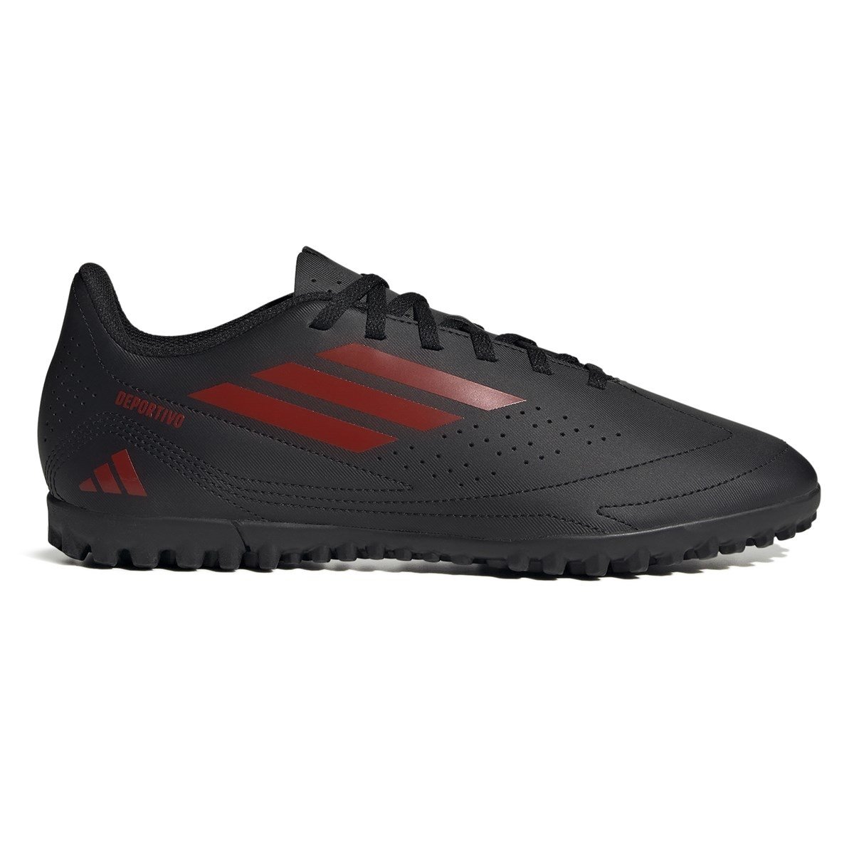 Chuteira Society Adidas Masculina Deportivo III Preto/Vermelho 1