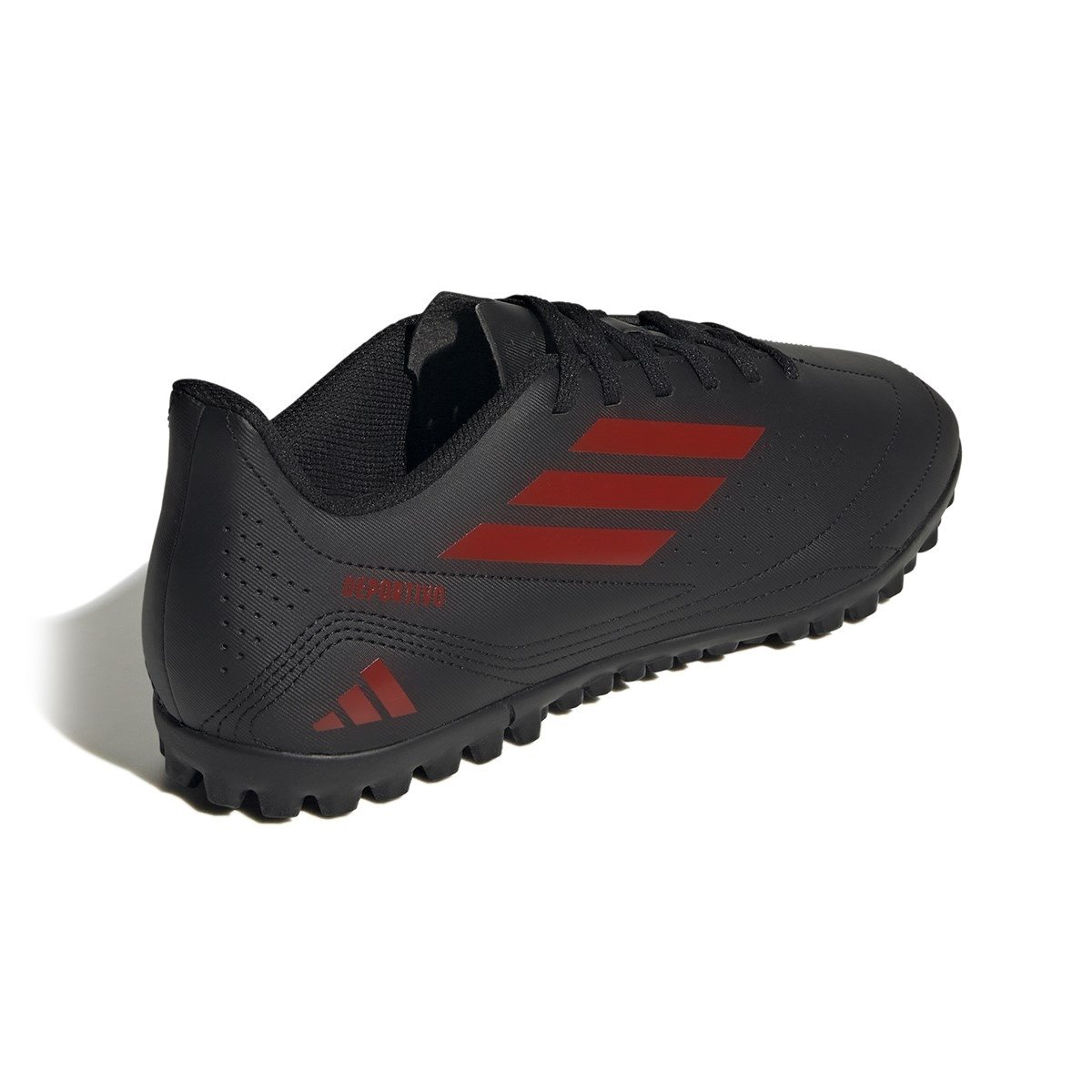 Chuteira Society Adidas Masculina Deportivo III Preto/Vermelho 4