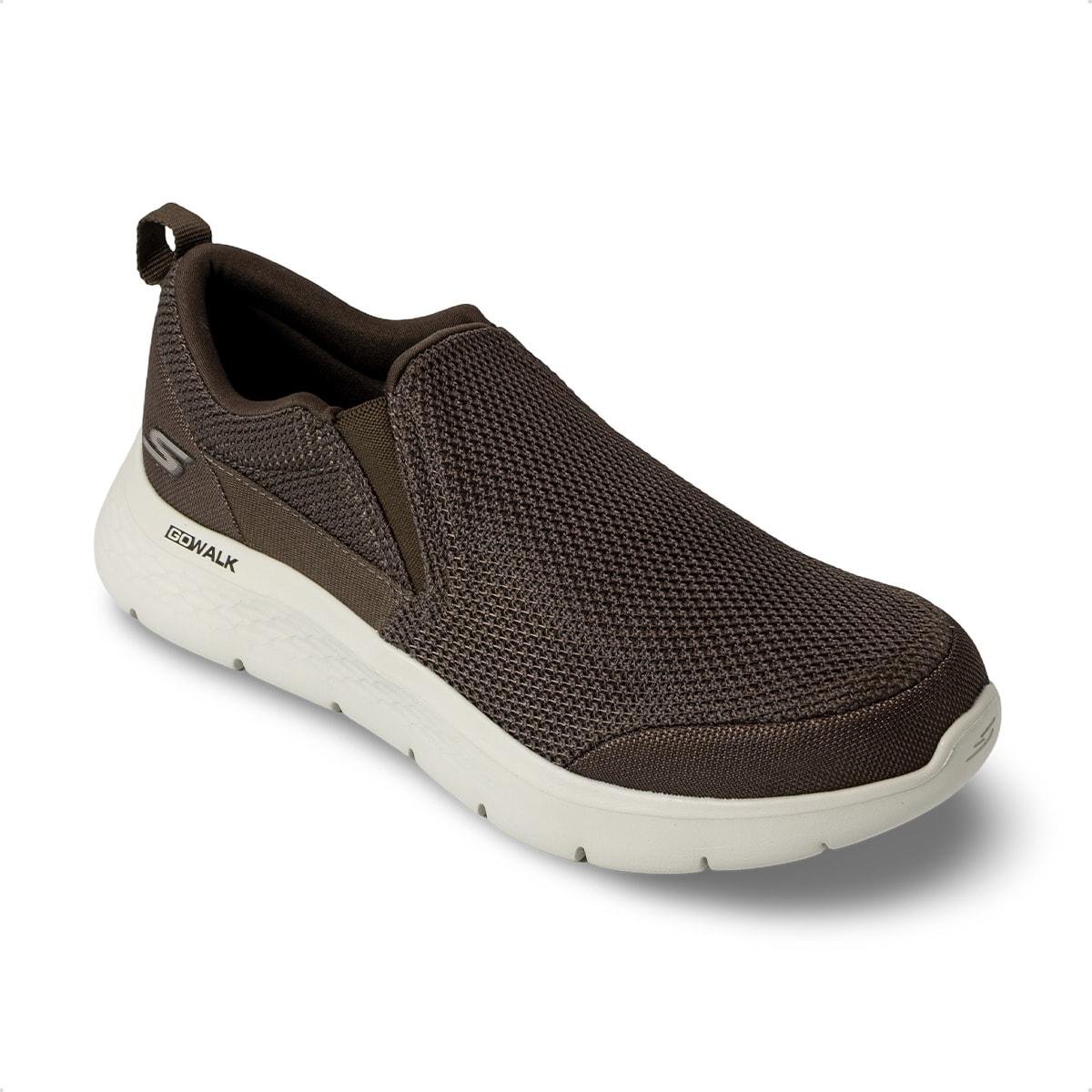 Tênis Skechers Masculino Go Walk Flex-Impeccable II Marrom Escuro 2