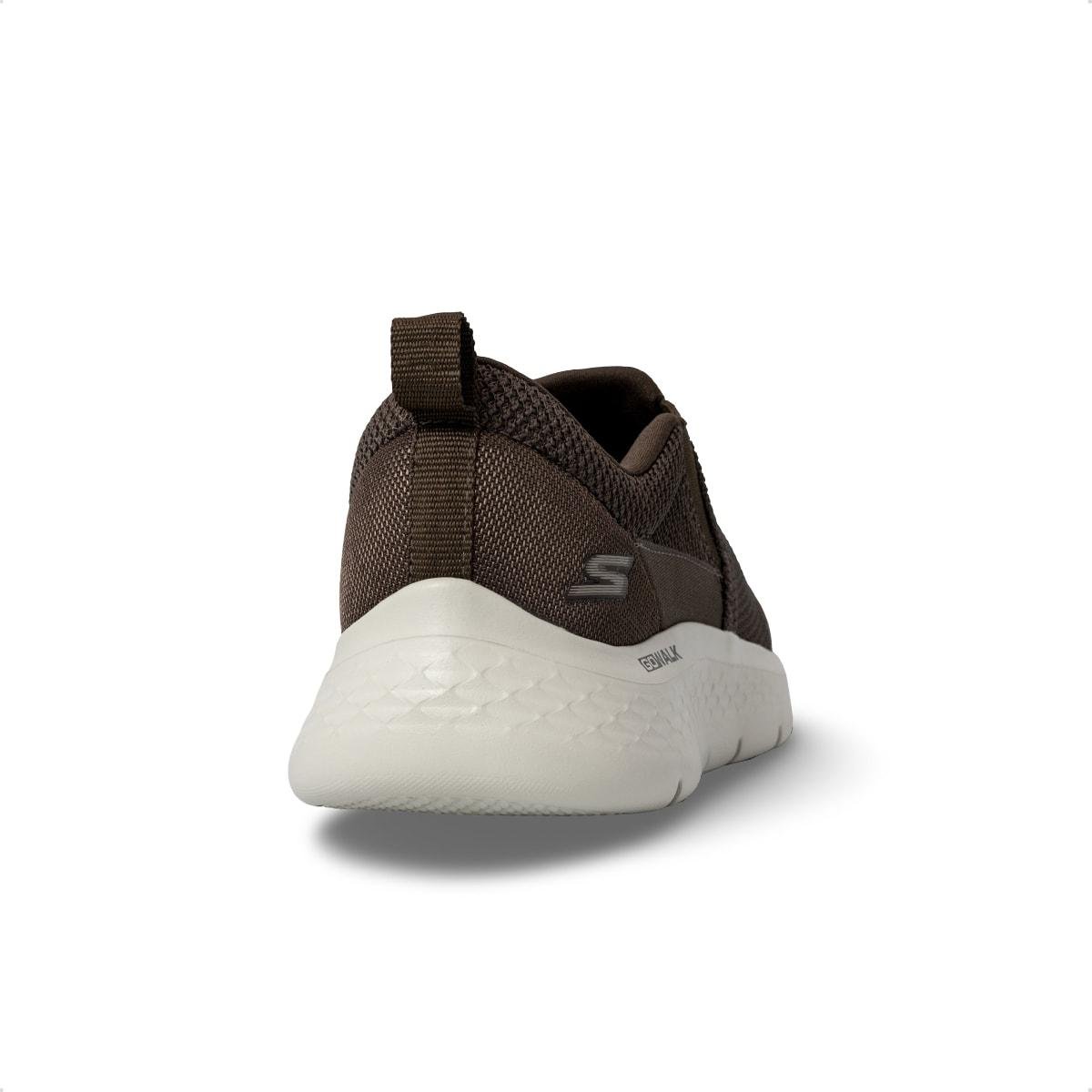 Tênis Skechers Masculino Go Walk Flex-Impeccable II Marrom Escuro 4