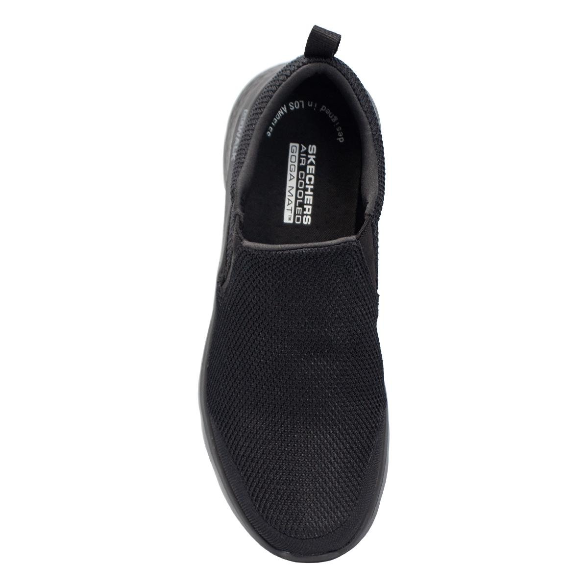 Tênis Skechers Masculino Go Walk Flex-Impeccable II Preto 3