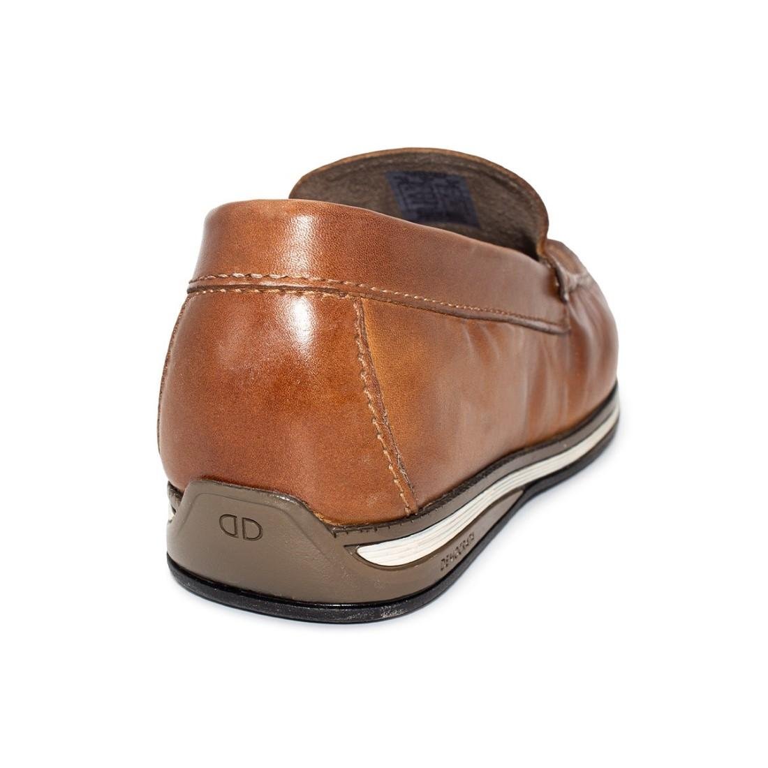 Mocassim De Couro Democrata Easy Ted 135201+Cinto Masculino Dupla Face Marrom 4