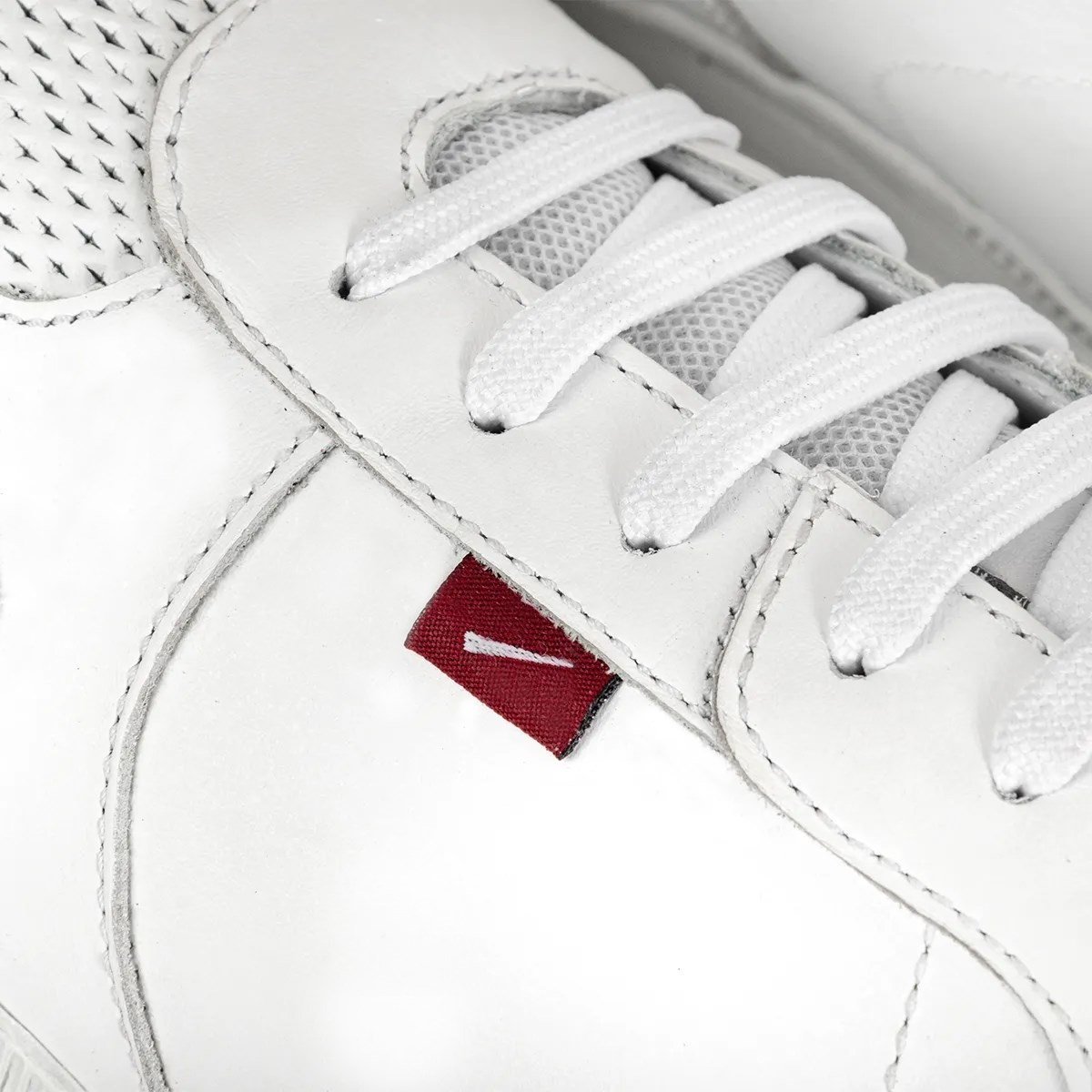 Tênis de Couro Ferracini Masculino Moove 9483-650 Branco/Vermelho 4