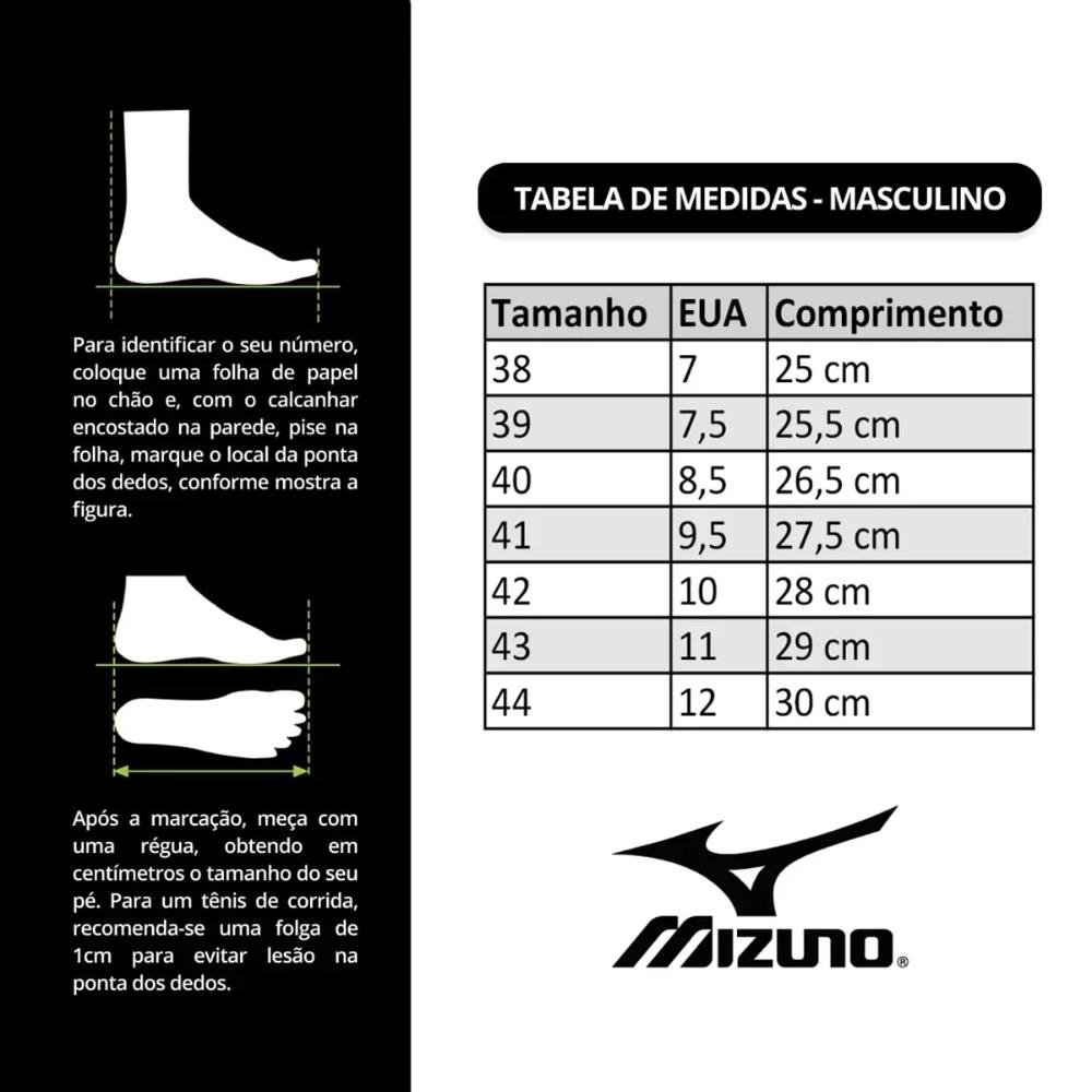 Tênis Mizuno Masculino Cool Ride 2 Corrida Cinza/Preto 6