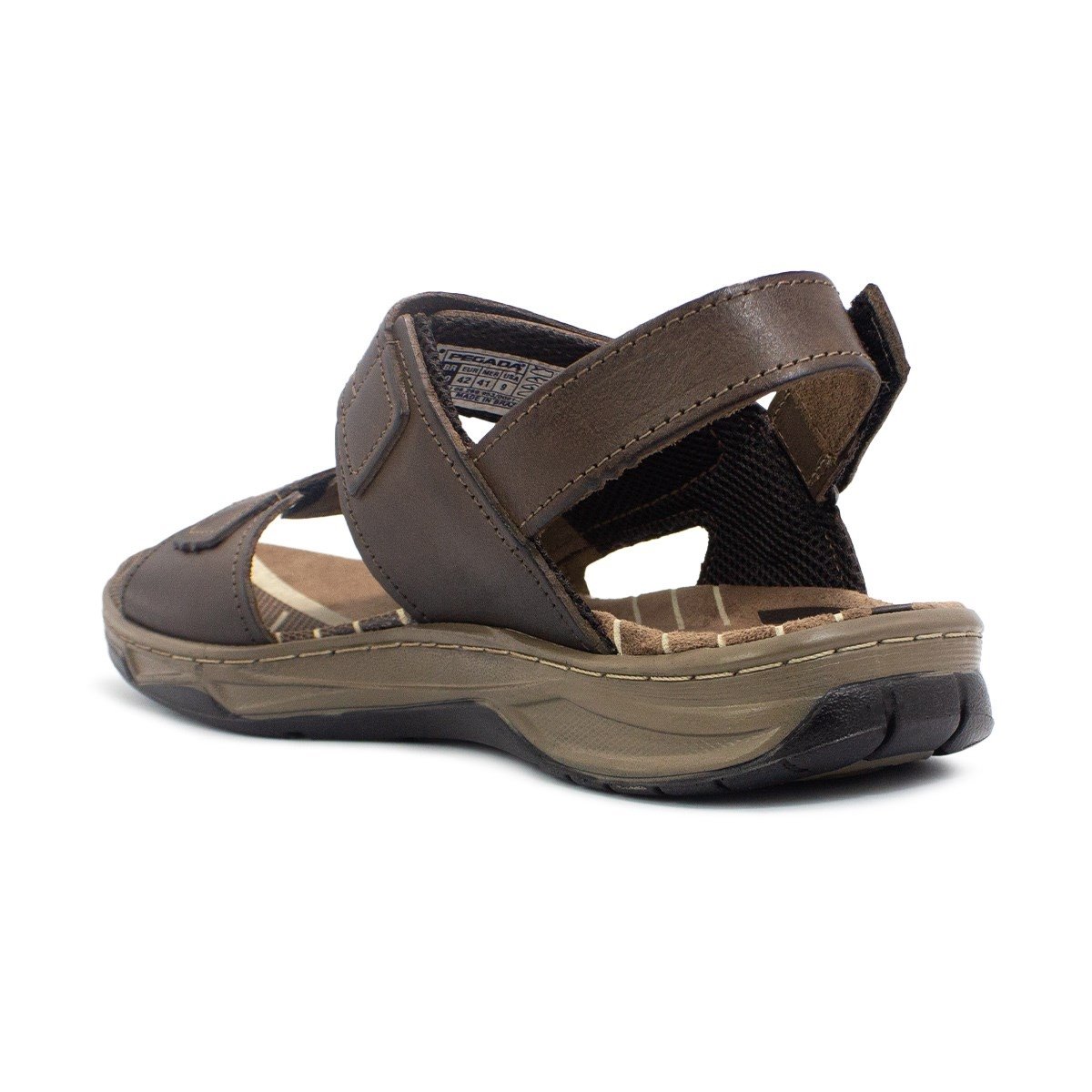 Sandália Pegada Masculina Couro 132257 Marrom 6