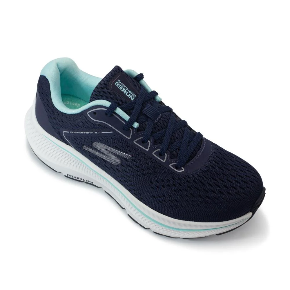 Tênis Skechers Feminino Go Run Consistent 2.0 Corrida Azul 2