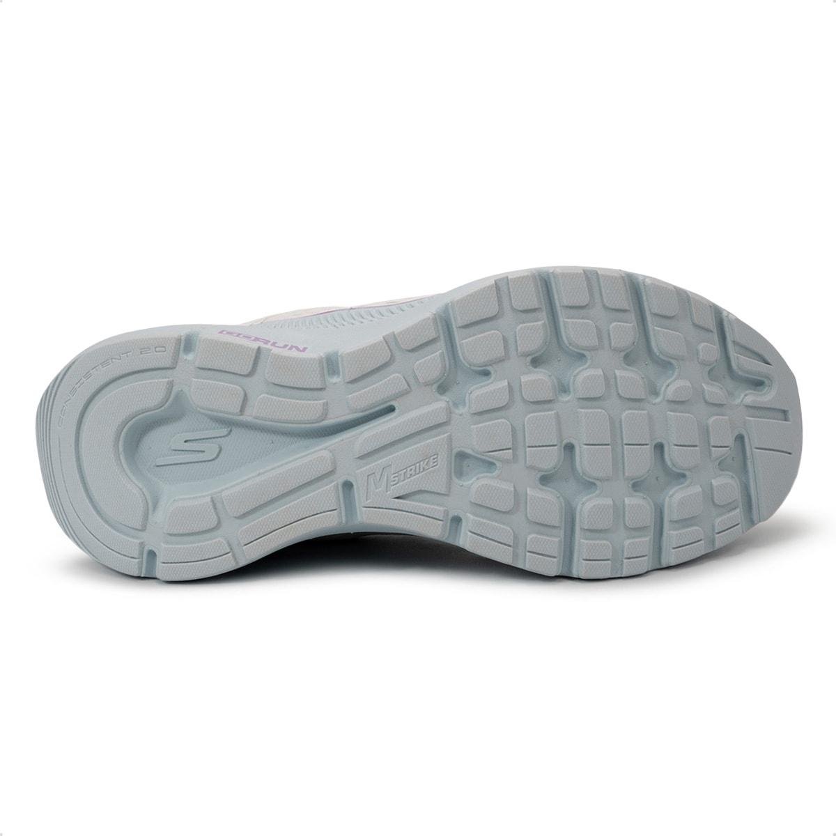 Tênis Skechers Feminino Go Run Consistent 2.0 Corrida Branco/Azul 5
