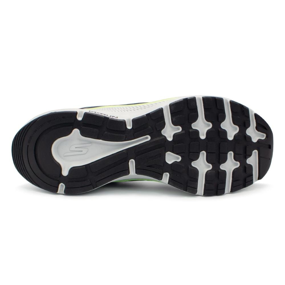 Tênis Skechers Masculino Go Run Consistent 2.0 - Mile Marker Corrida Marinho/Verde 4