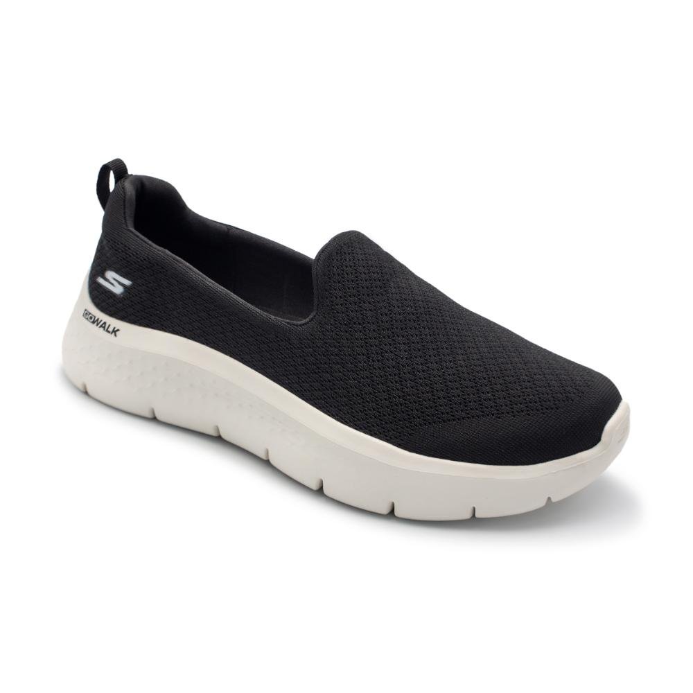 Tênis Skechers Feminino Go Walk Flex Ocean Sunset Preto/Branco
