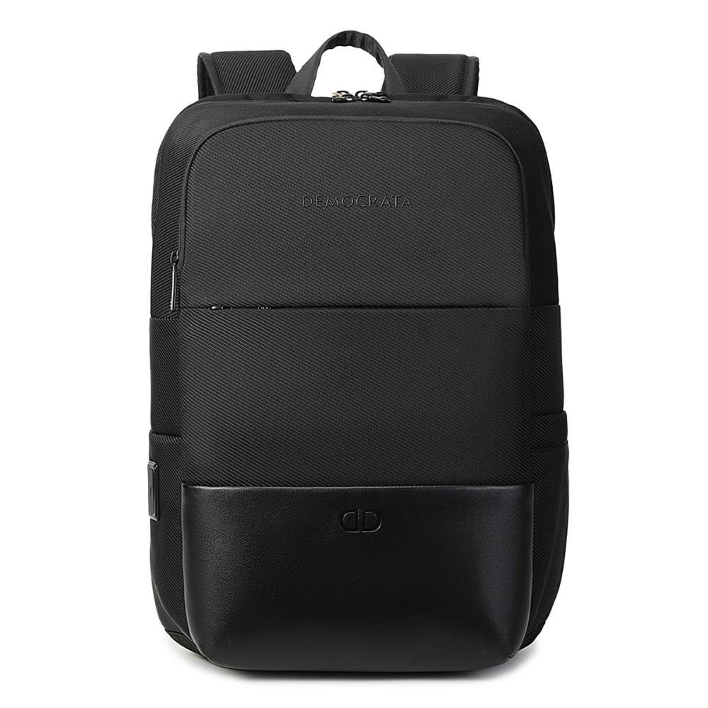 Mochila Democrata Executiva Smart Cabo USB Multicompartimentos Para Notebook MOC11902 Preto 1